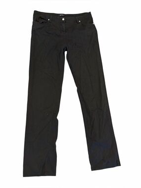 BOGARI Black Cotton Embroidered Pocket Pants